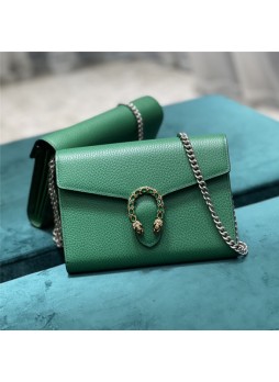 DIONYSUS MINI CHAIN WALLET 401231 Leather Green High